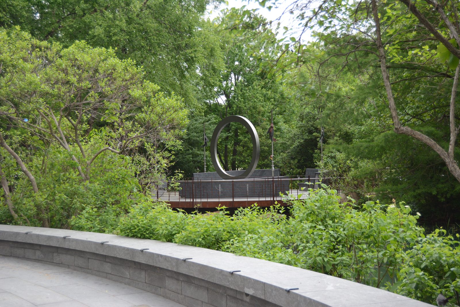 Circle Memorial in Trees