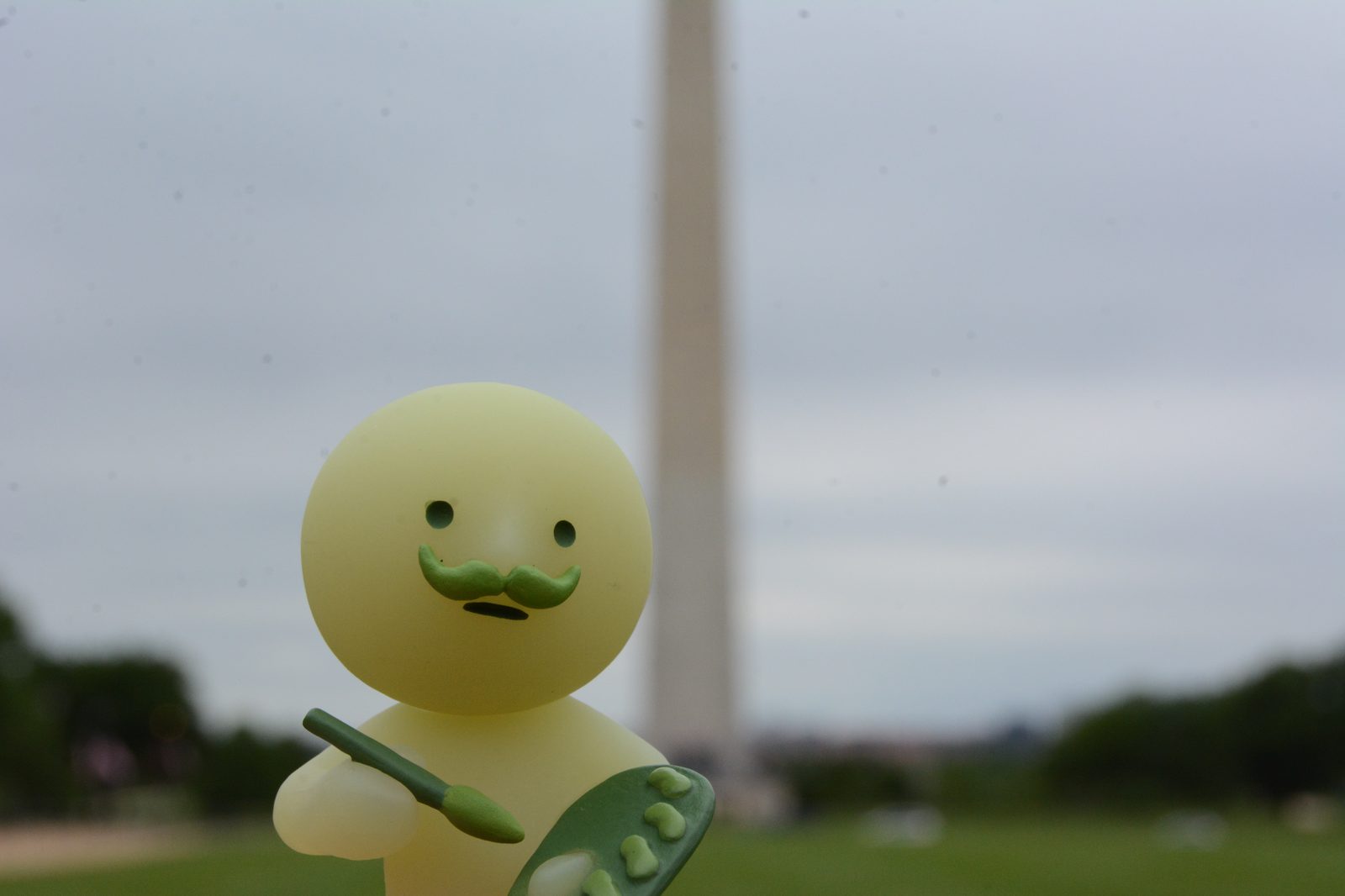 Toy at the Washington Monument